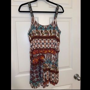 Patterned romper